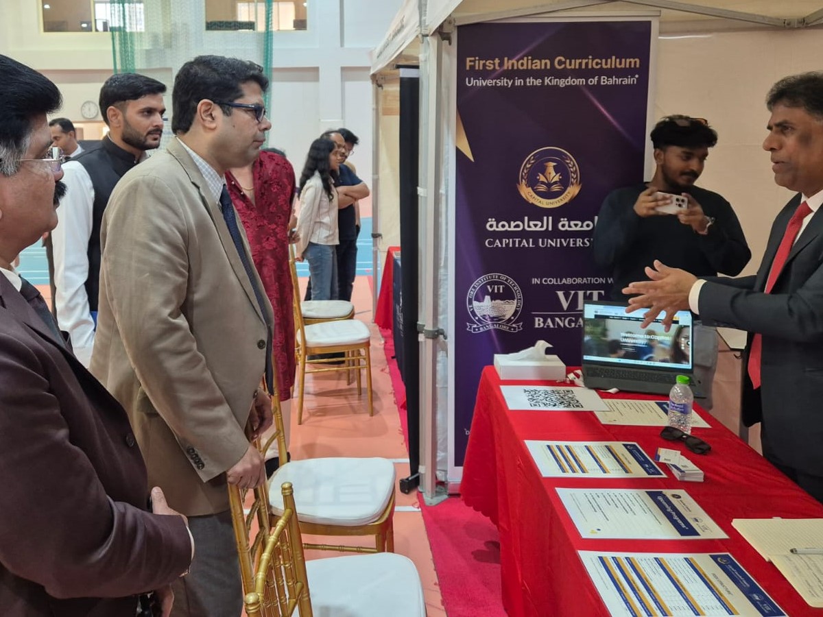 Bahrain Edu Fair by Ties Global, where H.E. Ambassador was Chief Guest